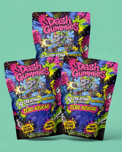 DASH GUMMIES — Pack 3 Bolsas | 270 Gomas | Máximo Ahorro + Envío Gratis