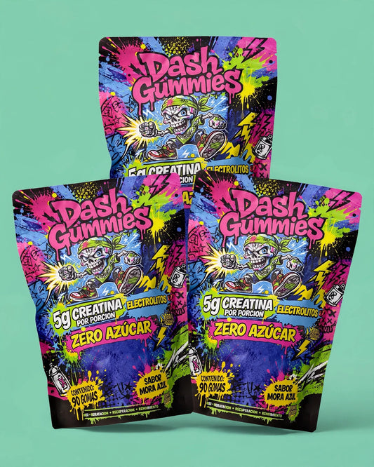 DASH GUMMIES — Pack 3 Bolsas | 270 Gomas | Máximo Ahorro + Envío Gratis